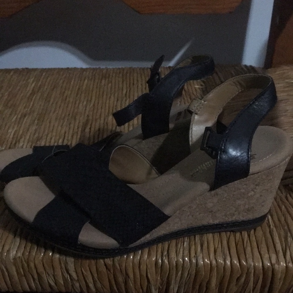clarks wedge sandal